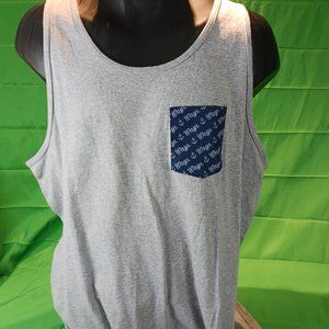 boat anchor tank top men XL grey pocket ways clothing sport skate